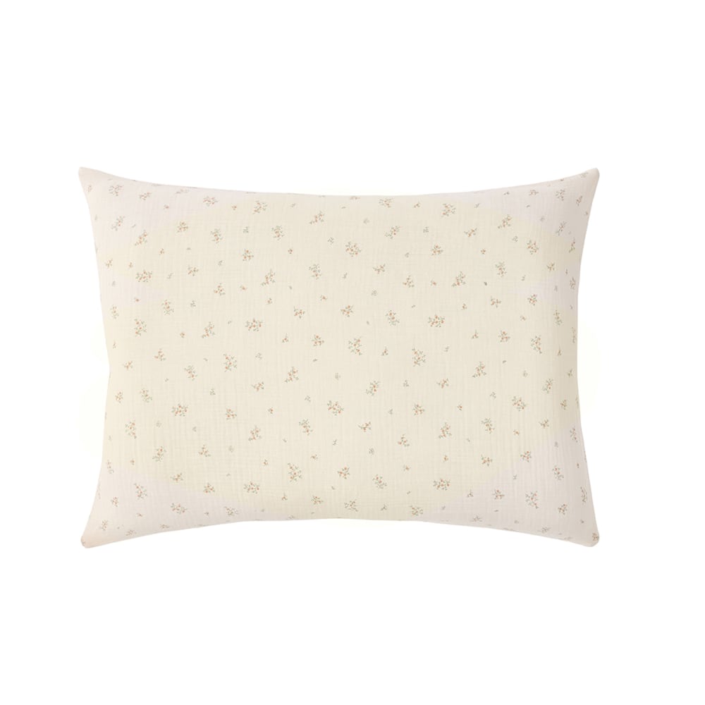 Taie d'oreiller en gaze de coton Beige 50 x 75 cm