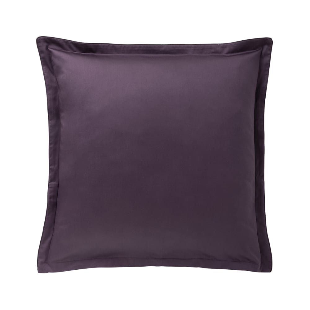 Taie d'oreiller en satin de coton violet 65x65