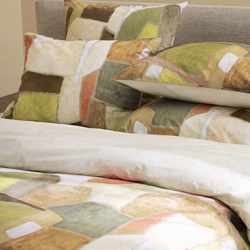 Housse de couette en percale de coton multicolore 260x240cm — vue 4