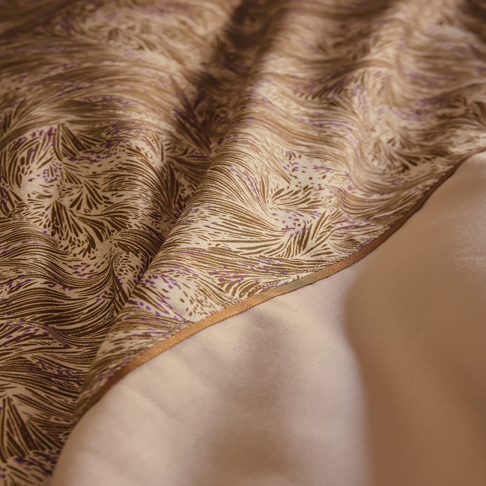 Drap plat en satin de coton vert 270 x 300 cm — vue 4