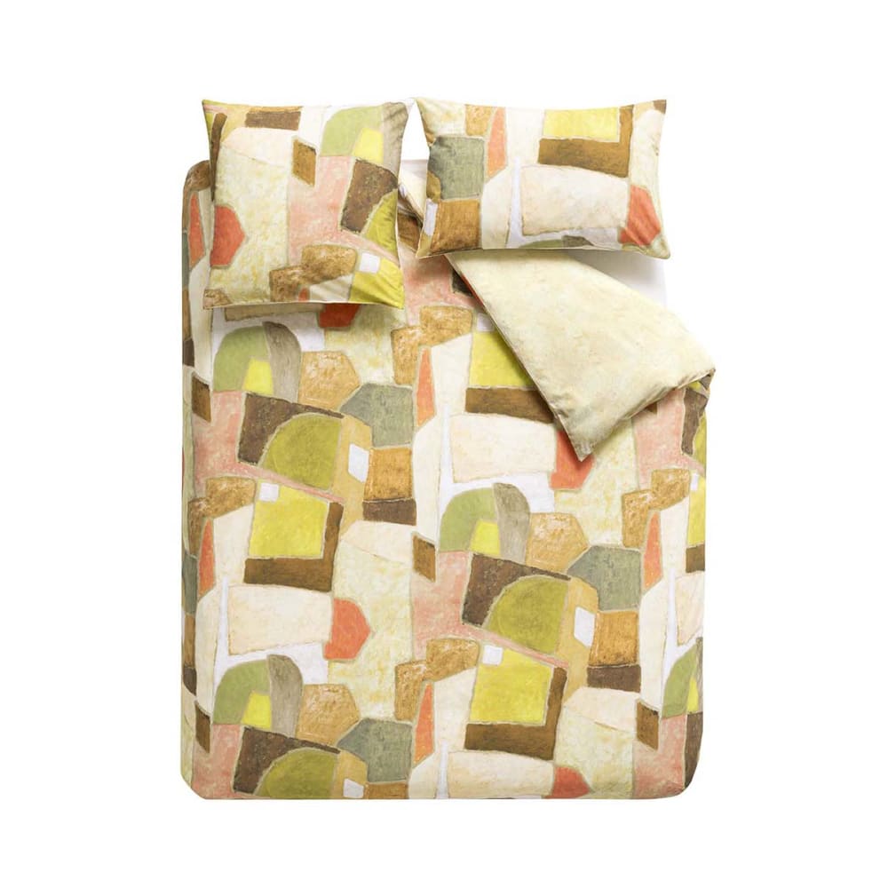 Housse de couette en percale de coton multicolore 240x220cm — vue 3
