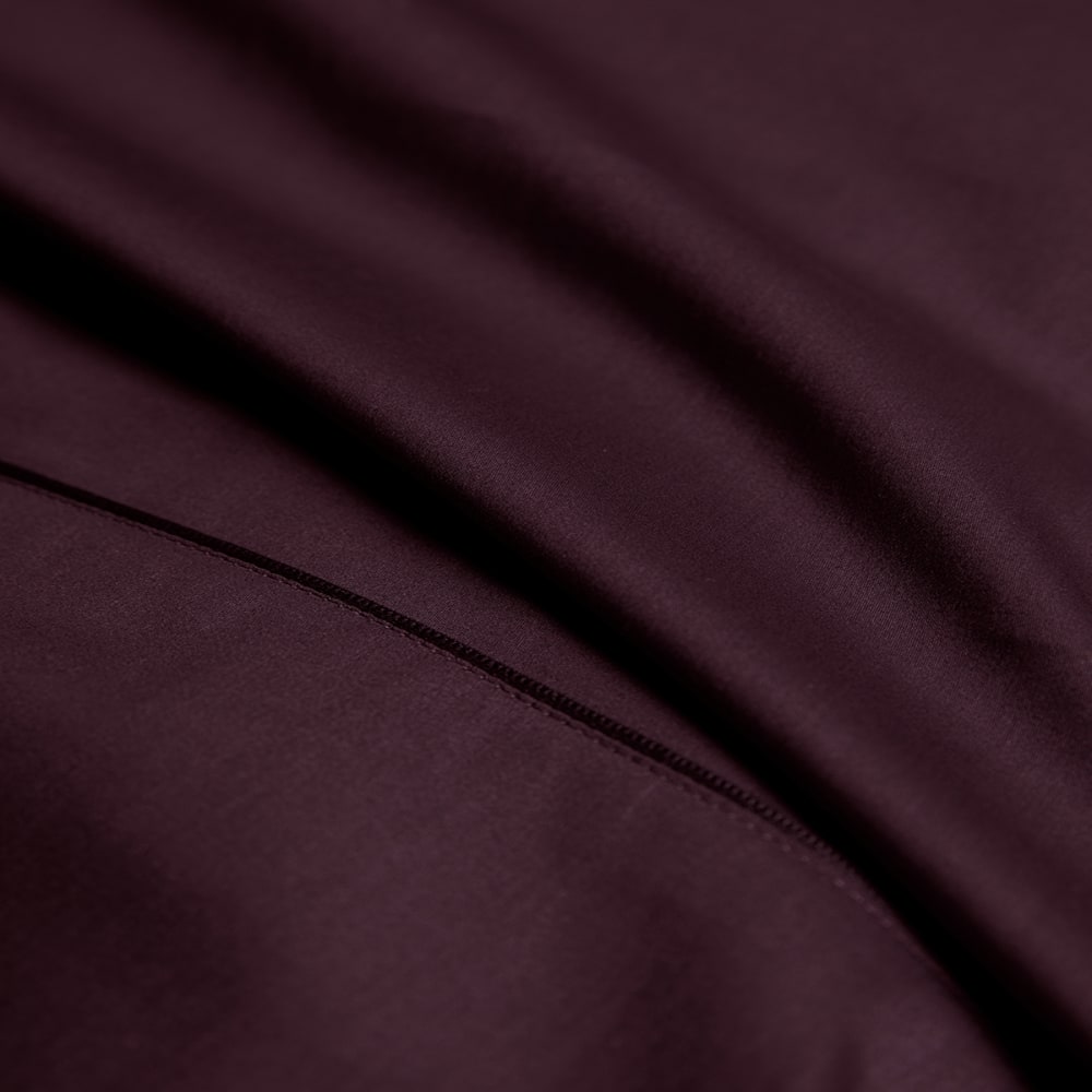Housse de couette en satin de coton violet 240x220 — vue 4