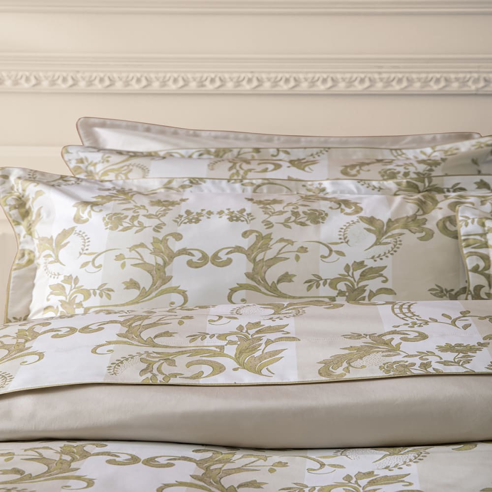 Housse de couette en satin de coton blanc 240x220 — vue 4