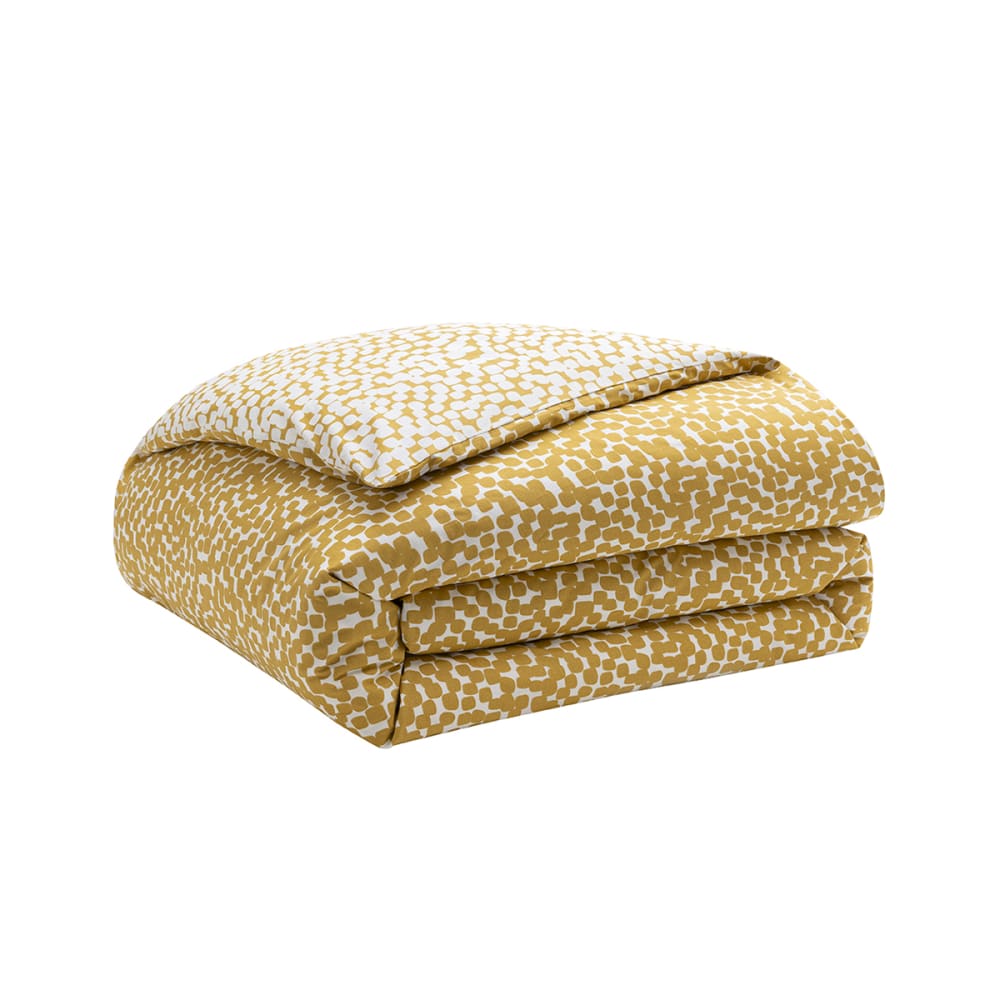 Parure de lit en bambou jaune 240x220cm — vue 3