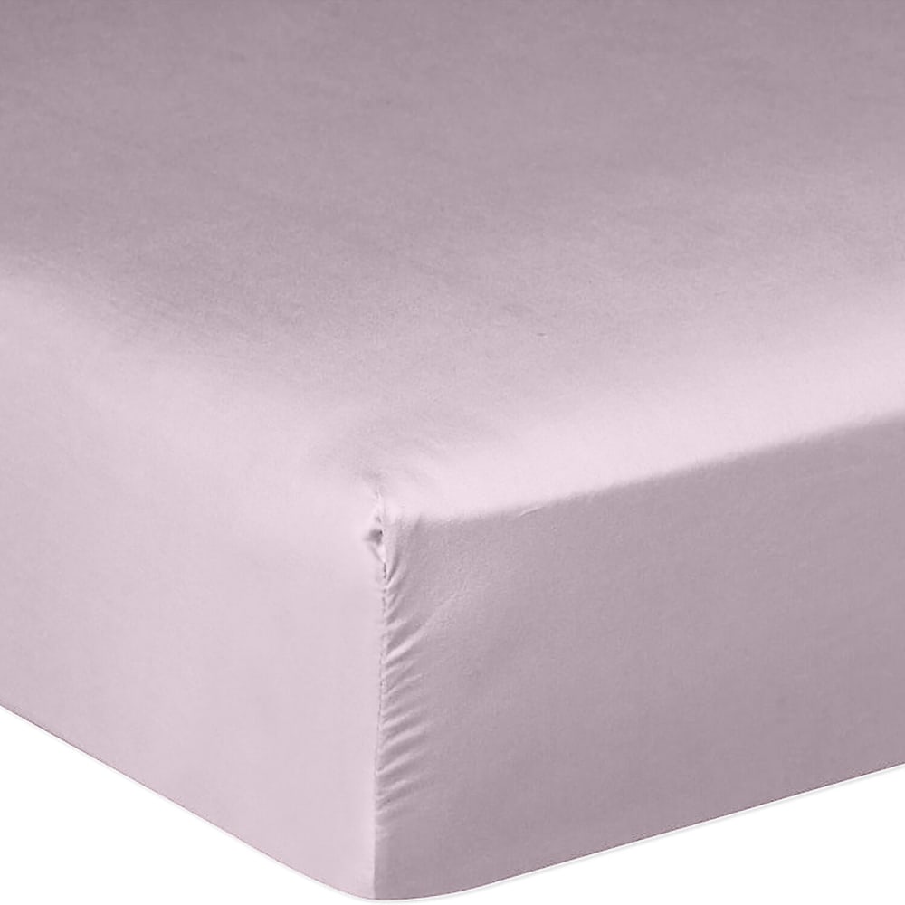 Drap housse en satin de coton touterelle 140x190 cm