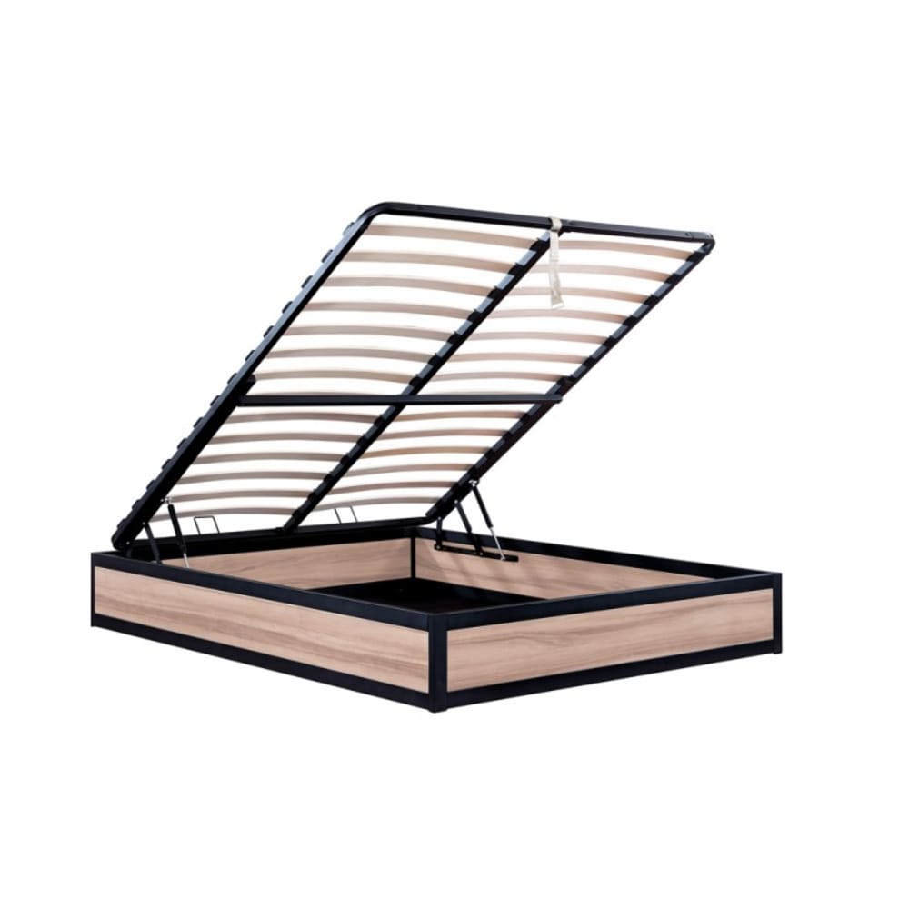 Lit coffre style industriel