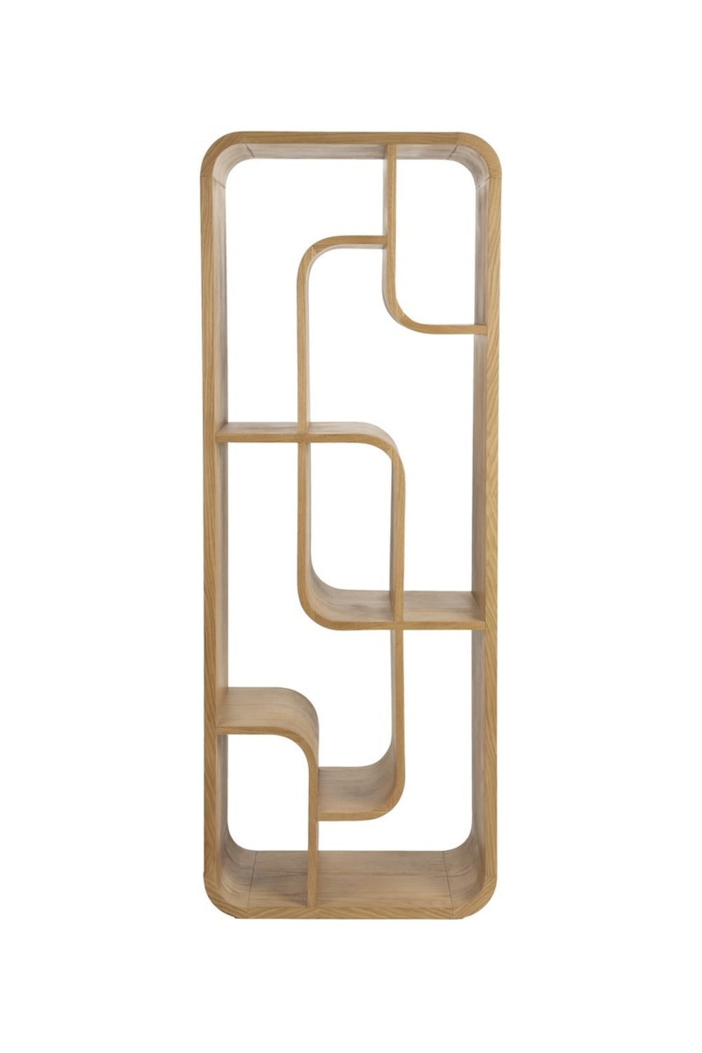 Bibliothèque en bois multifonction à 7 niches