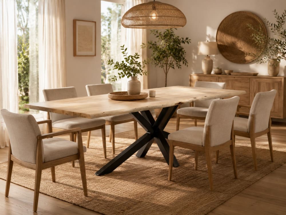 Rechteckiger Esstisch L250 aus Holz - Maisons Du Monde