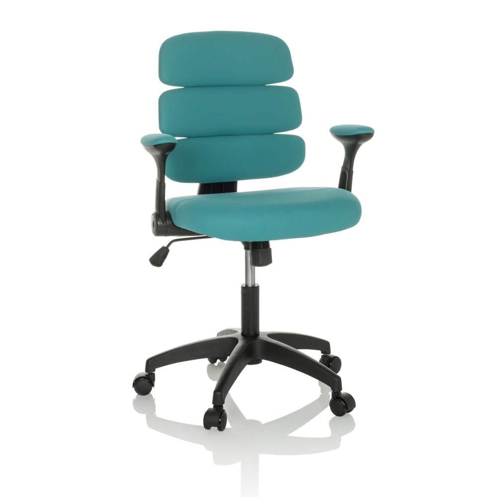 hjh OFFICE Kinderdrehstuhl aus Stoff, Blau BLAU STOFF Kinder
