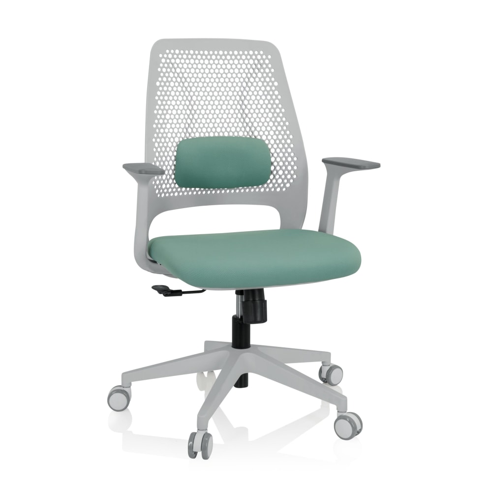 hjh OFFICE Home Office Bürostuhl aus Stoff, Mint Grün Stoff