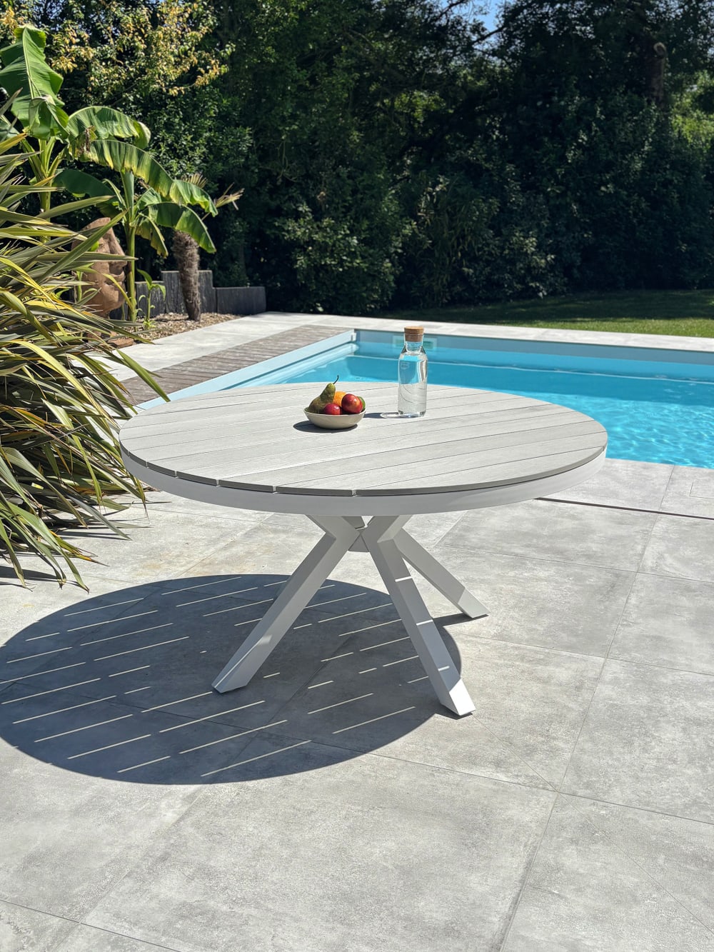 Table de jardin 6 places en aluminium Table de jardin 6 places en aluminium