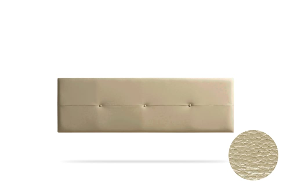 Moonia Gepolstertes Kopfteil - 170x50x5 cm - Gold Gold Holz
