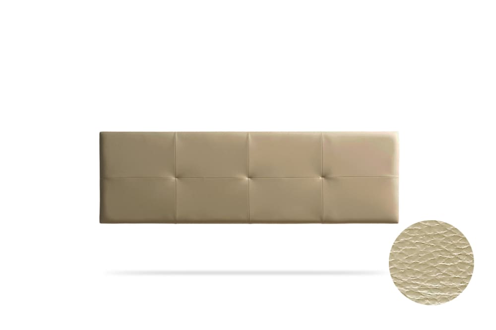 Moonia Gepolstertes Kopfteil - 170x50x5 cm - Gold Gold Holz