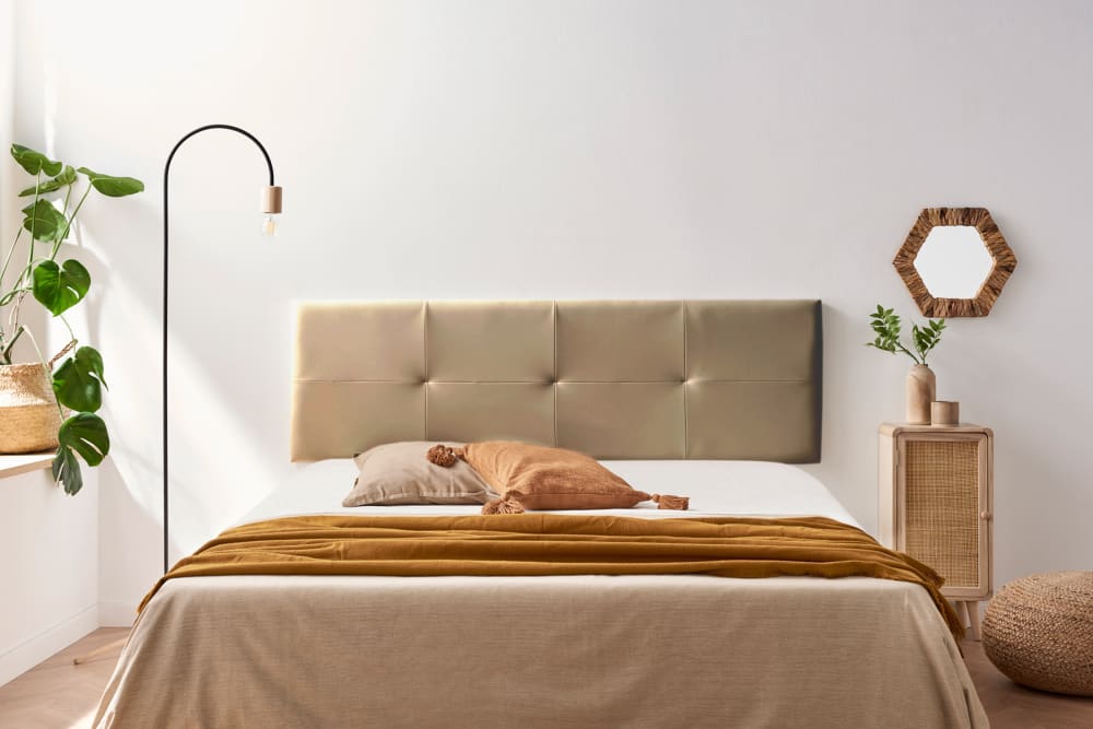 Gepolstertes Kopfteil - 170x50x5 cm - Gold - Maisons Du Monde