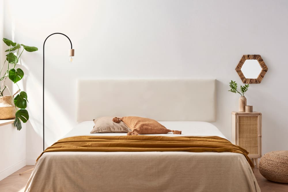 Gepolstertes Kopfteil - 160x50x5 cm - Beige - Maisons Du Monde