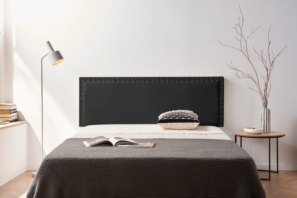 Gepolstertes Kopfteil - 160x55x8 cm - Schwarz - Maisons Du Monde