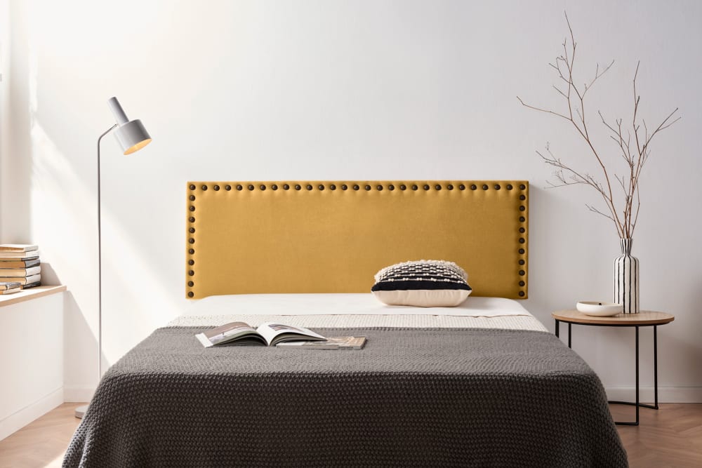 Gepolstertes Kopfteil - 115x55x8 cm - Senf - Maisons Du Monde