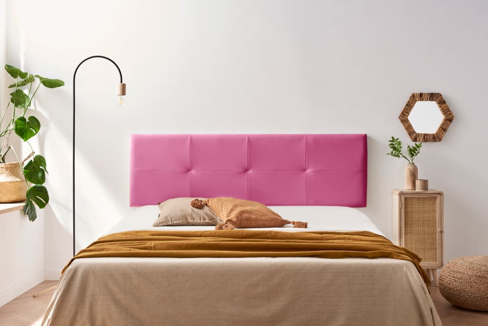 Gepolstertes Kopfteil - 145x50x5 cm - Rosa - Maisons Du Monde