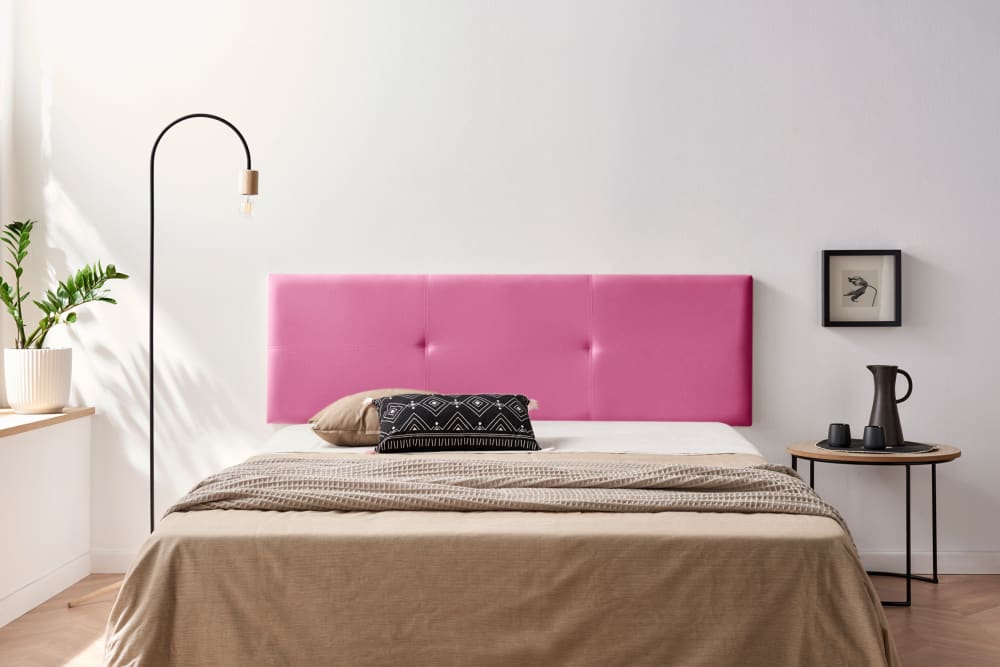 Gepolstertes Kopfteil - 100x50x5 cm - Rosa - Maisons Du Monde