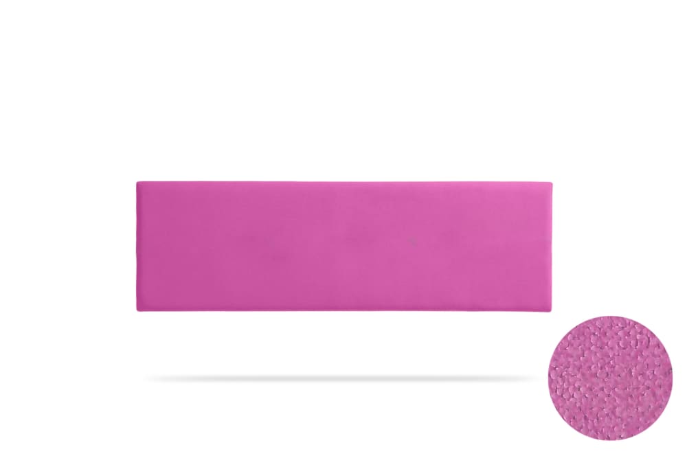 Moonia Gepolstertes Kopfteil - 90x50x5 cm - Fuchsie Rosa Holz