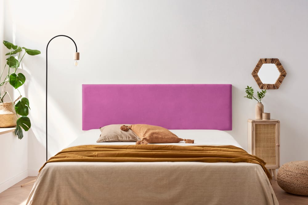 Gepolstertes Kopfteil - 100x50x5 cm - Fuchsie - Maisons Du Monde