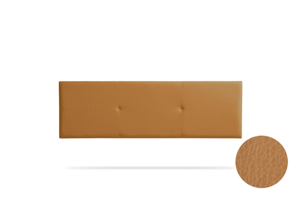 Moonia Gepolstertes Kopfteil - 170x50x5 cm - Hellbraun - Holz