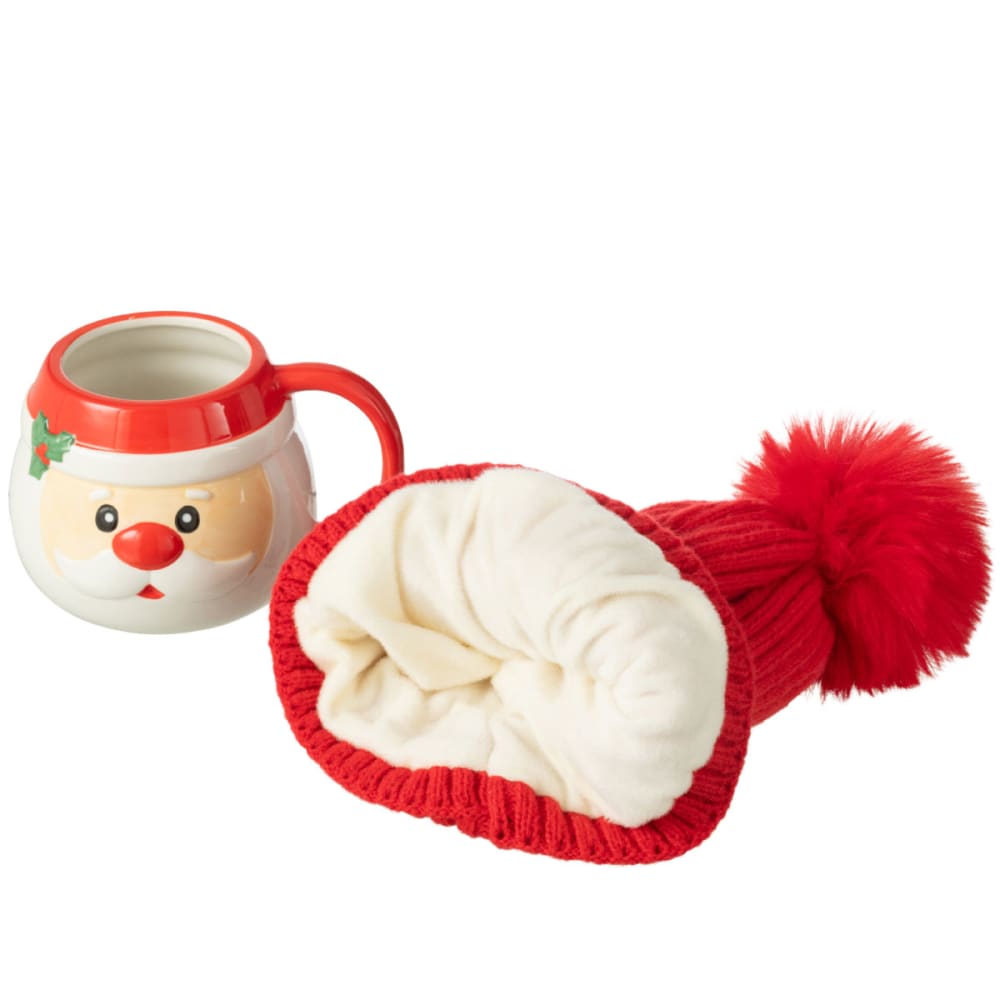 Set cadeau mug père noël et bonnet
