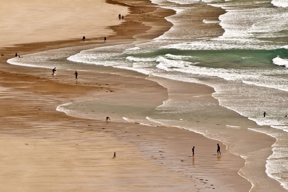 Tableau bonheur vacances à la mer imprimé sur toile 90x60 cm
