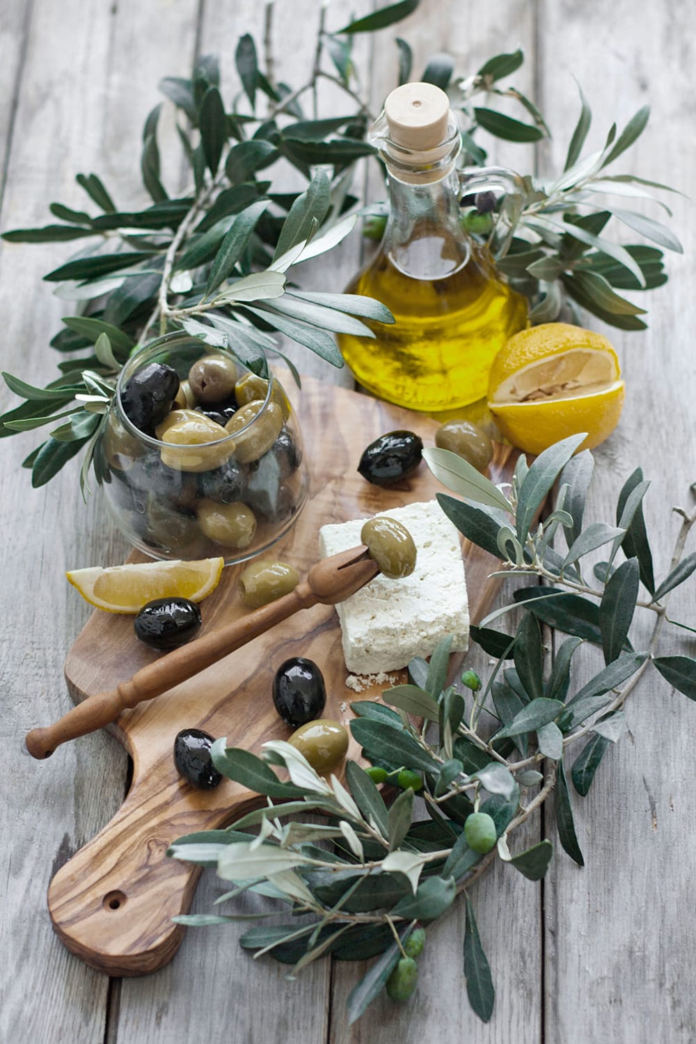 Tableau régime crétois imprimé sur toile 60x90 cm