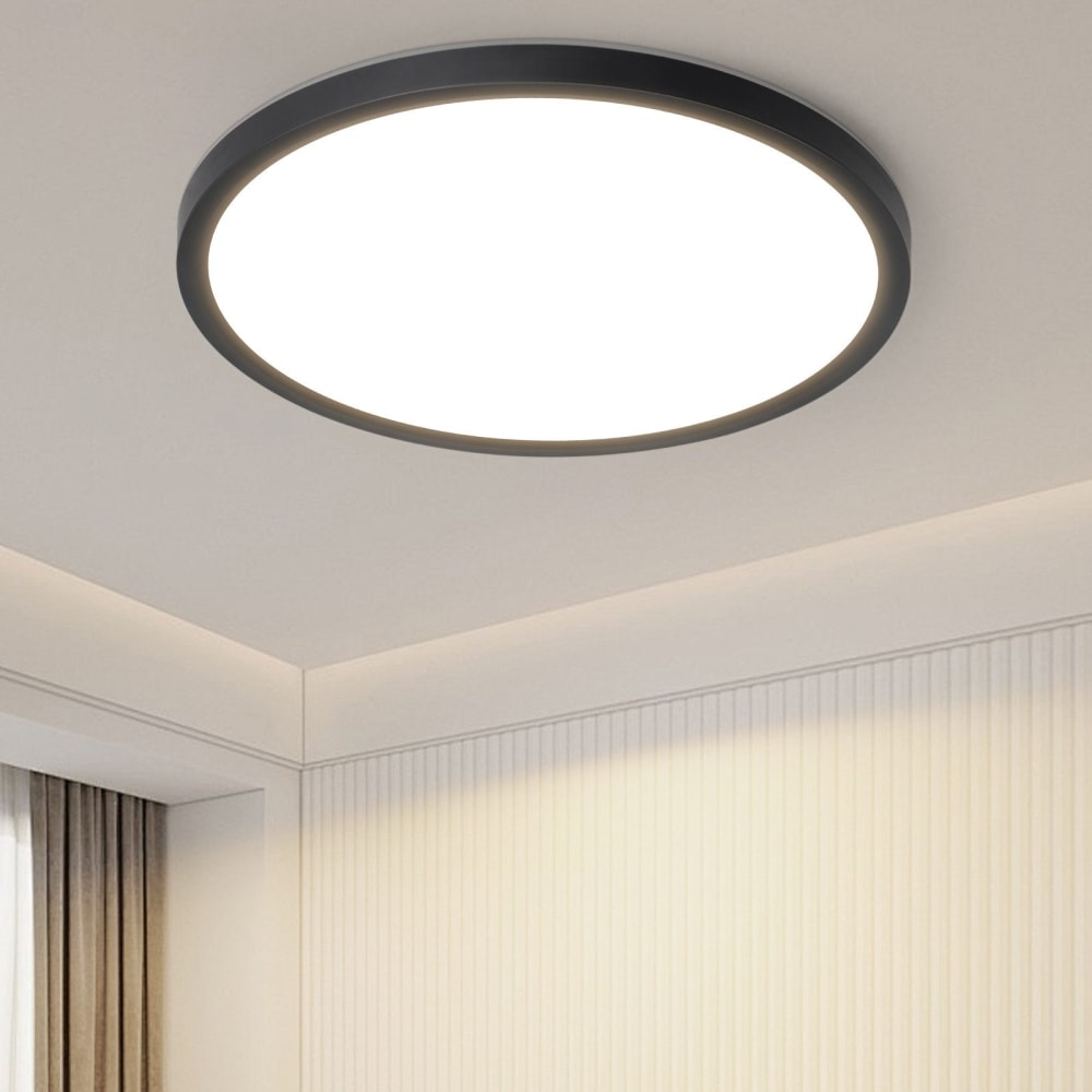 Hartman - plafonnier led en plastique, coloris noir, l 22 cm — vue 3