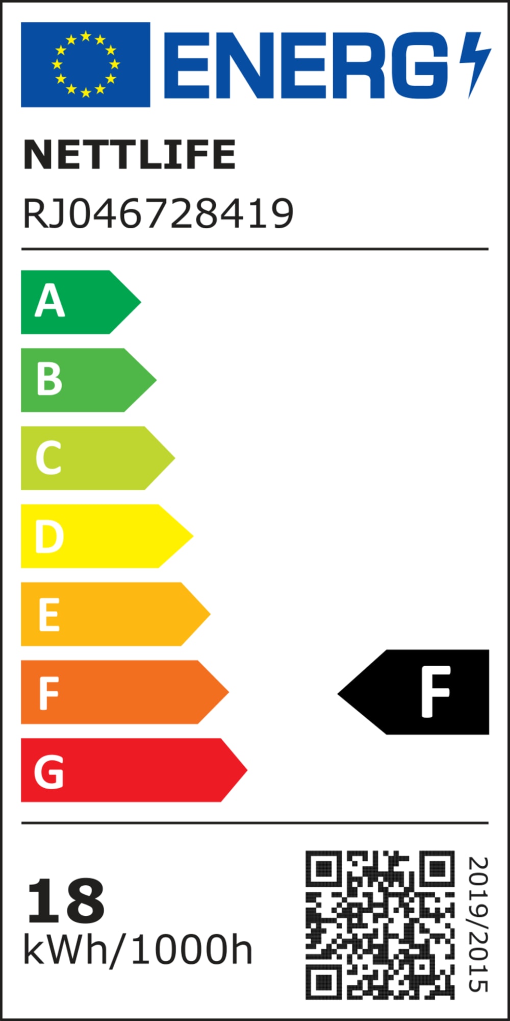 Hauser - plafonnier led en plastique, coloris blanc, l 22 cm — vue 4