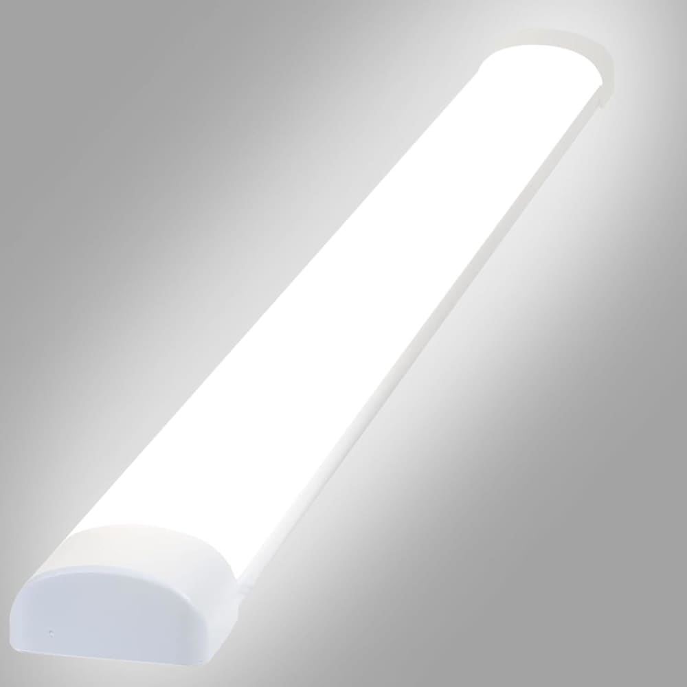 Harrison - plafonnier led en plastique, coloris blanc, l 120 cm — vue 3