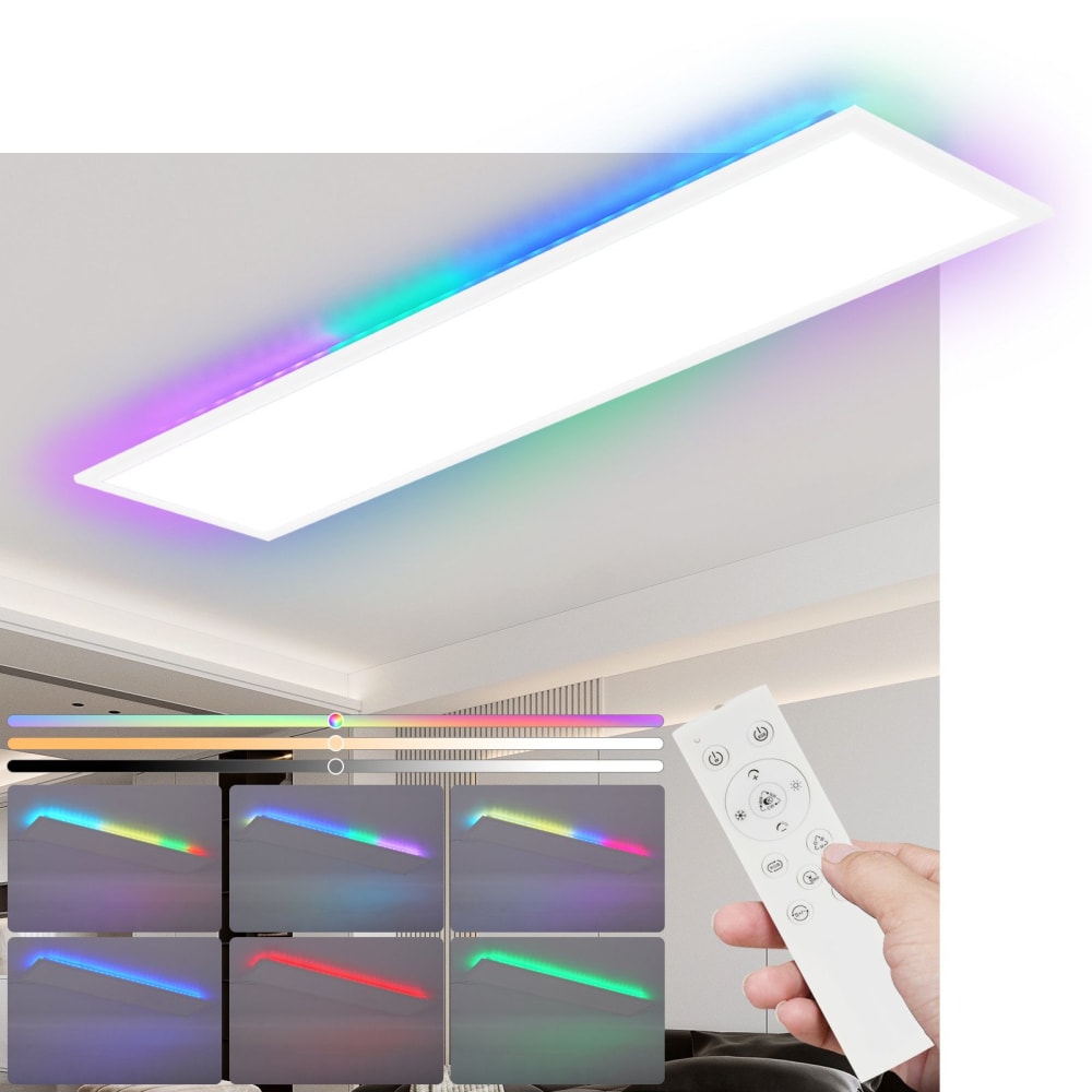 Frazier - plafonnier led en métal, coloris blanc, l 25 cm — vue 3