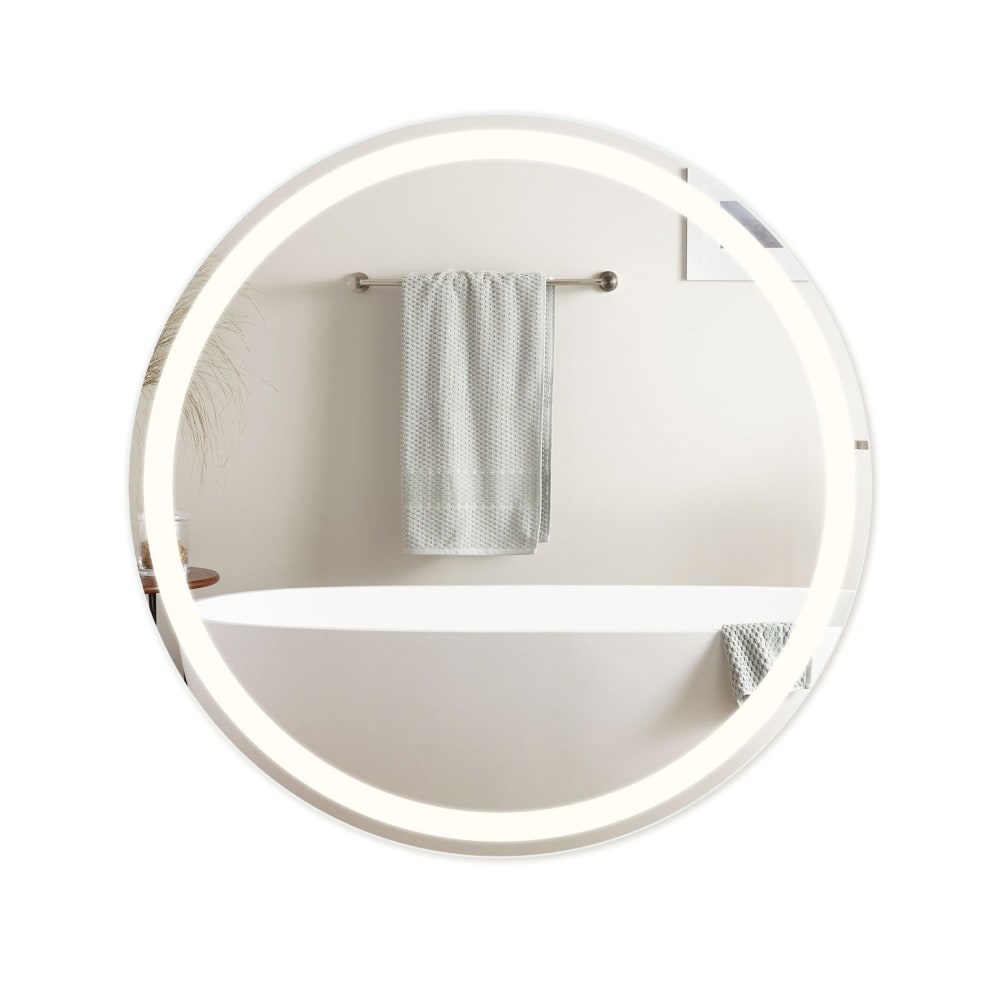 Applique murale en verre, blanche