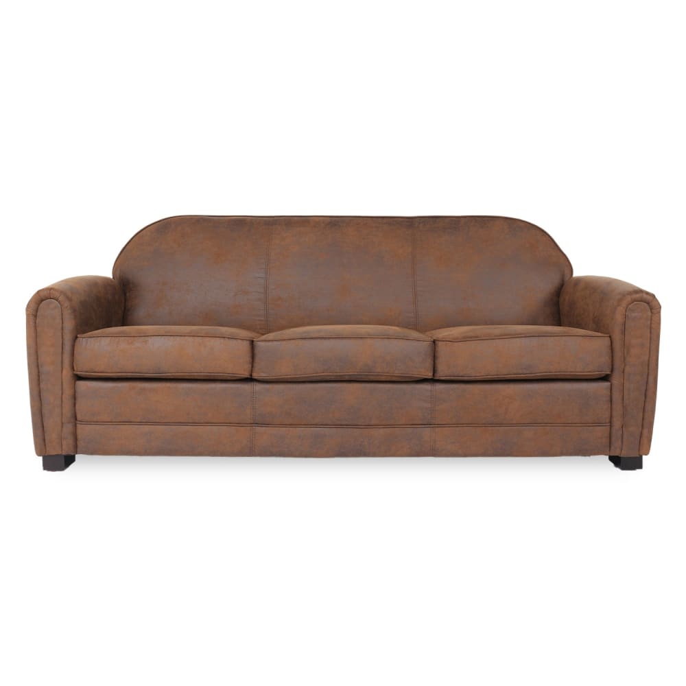 Canapé club 3 places vintage