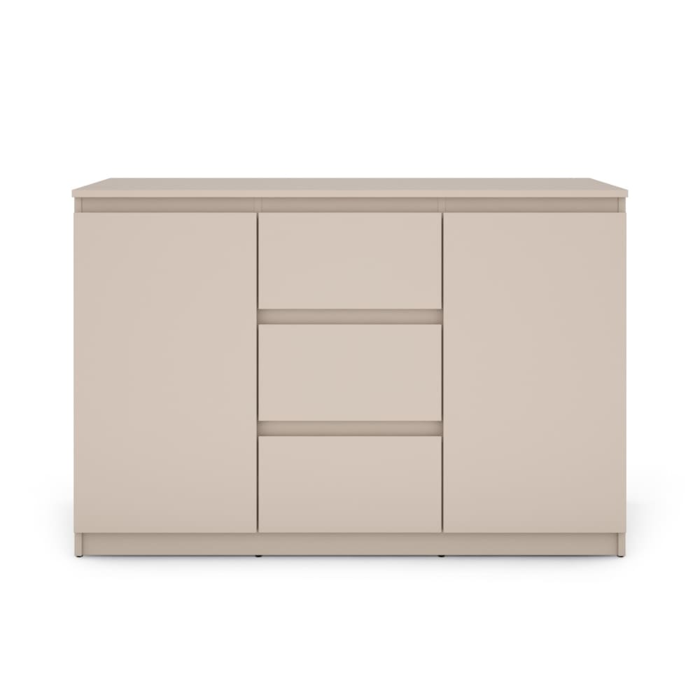 Buffet  cachemire 2 portes 3 tiroirs 120cm