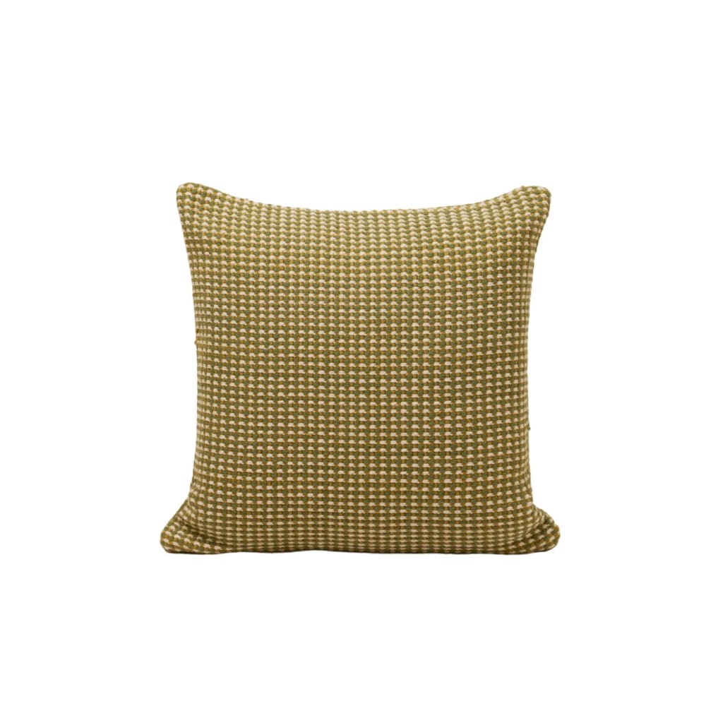 Housse de coussin en coton vert 40x40 cm