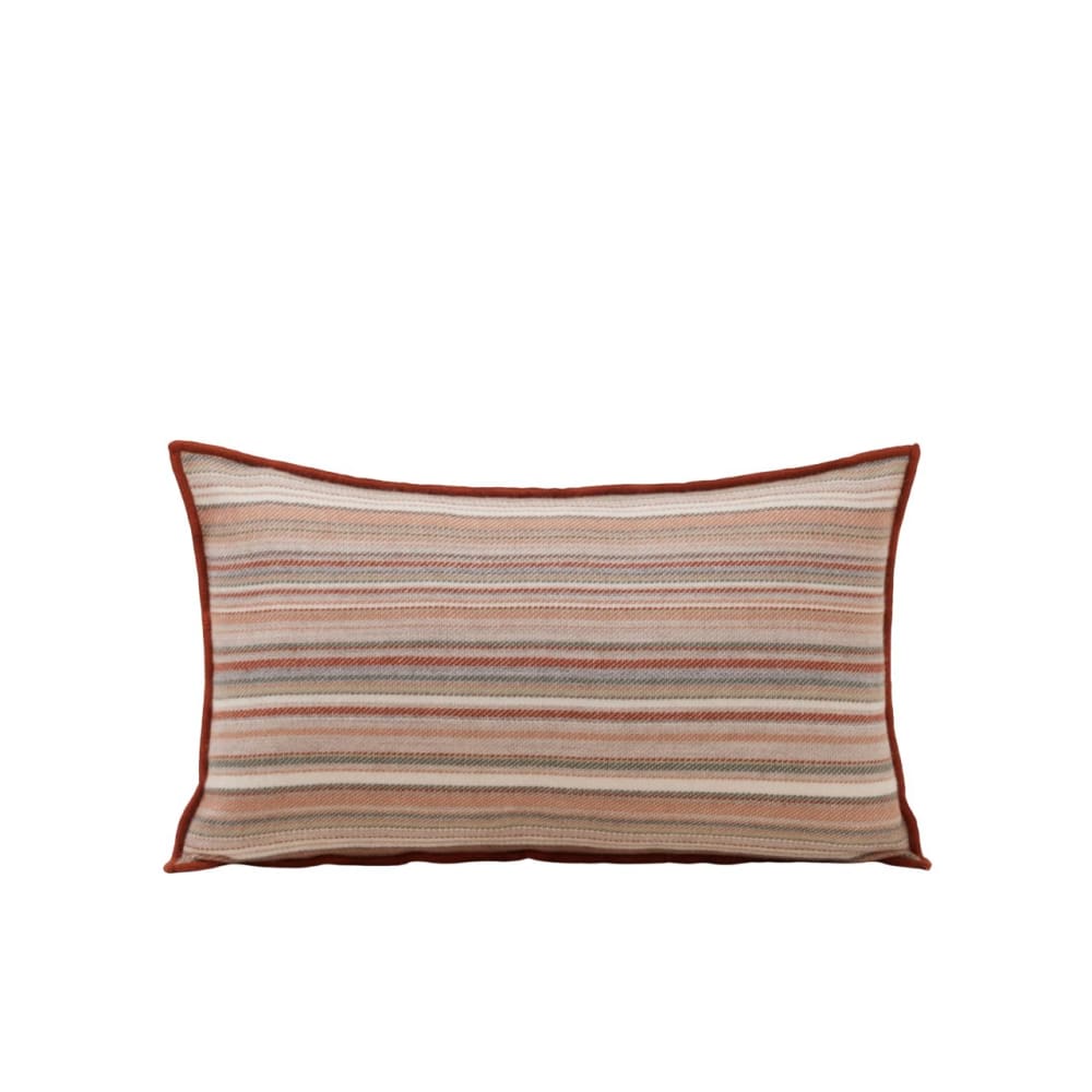 Housse de coussin en laine multicolore 28x47 cm
