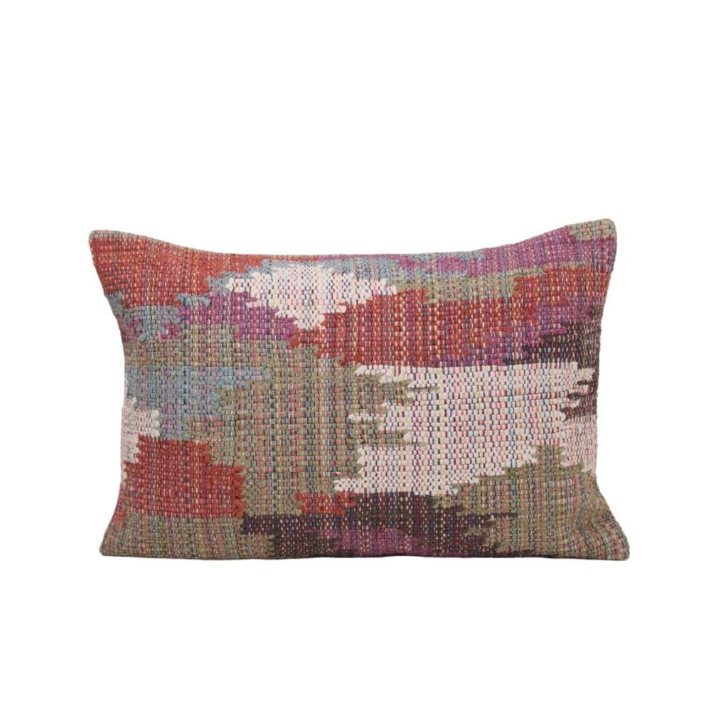 Housse de coussin en coton multicolore 40x60 cm