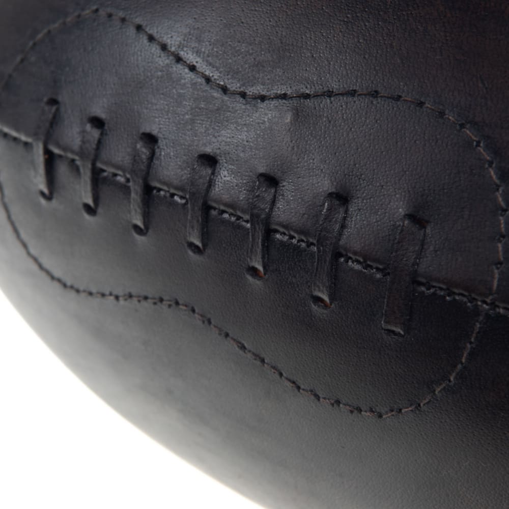 Ballon de Rugby en cuir noir - Maisons du Monde