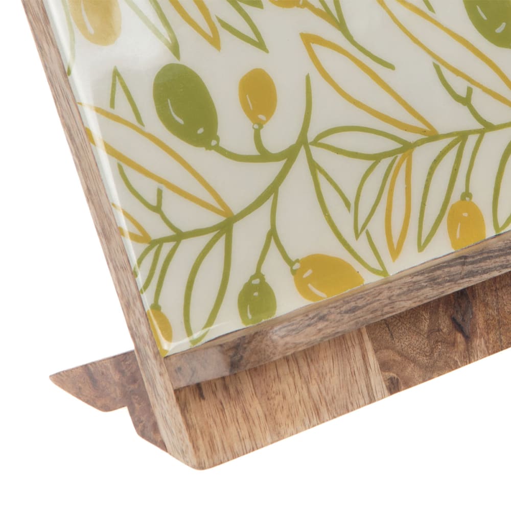 Porte livre 21 cm marron en bois - Maisons du Monde