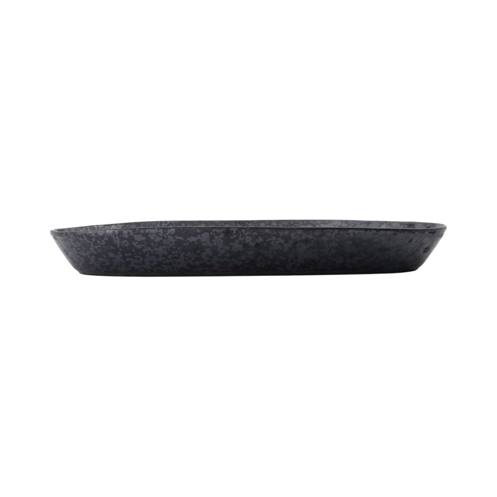 Plateau en grès noir 38cm