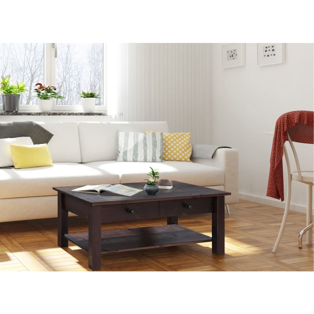 Loft24 Couchtisch Havanna Lack Braun Holz