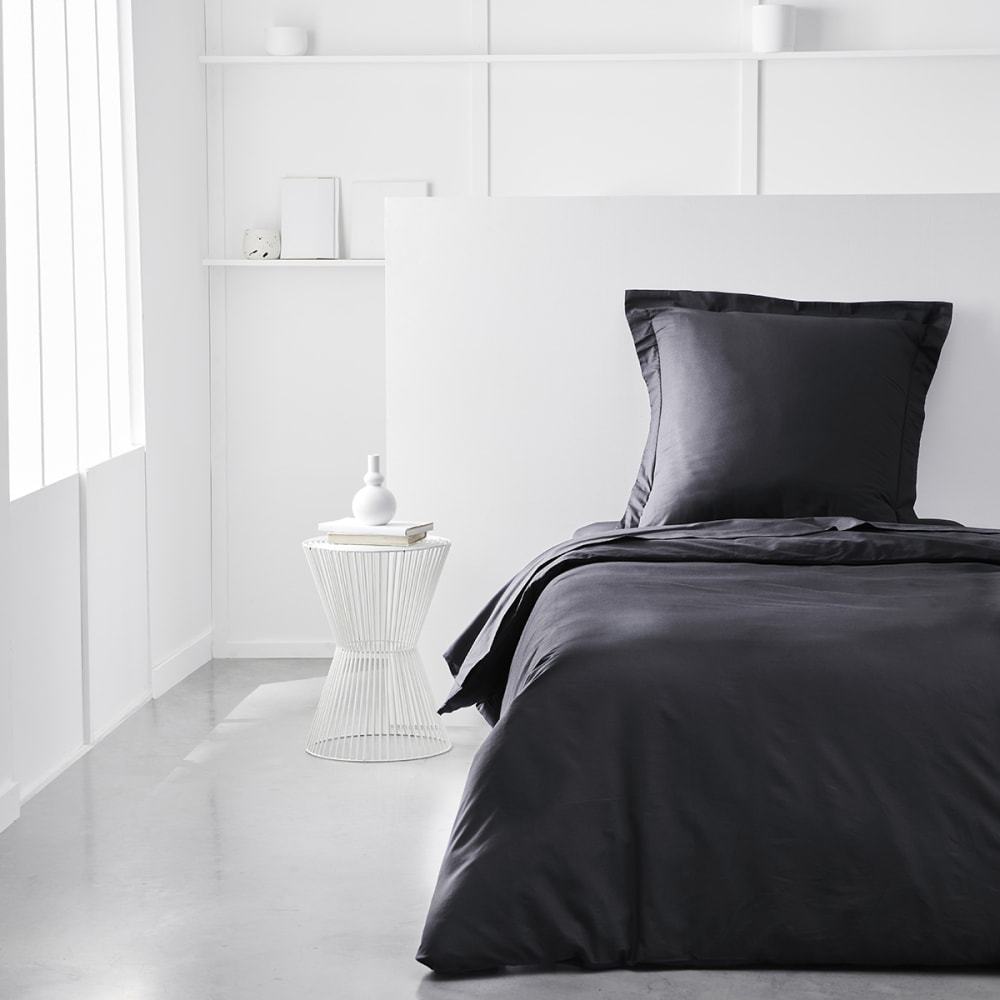 Uni-Spannbettlaken Baumwolle 90x190 cm - Maisons Du Monde