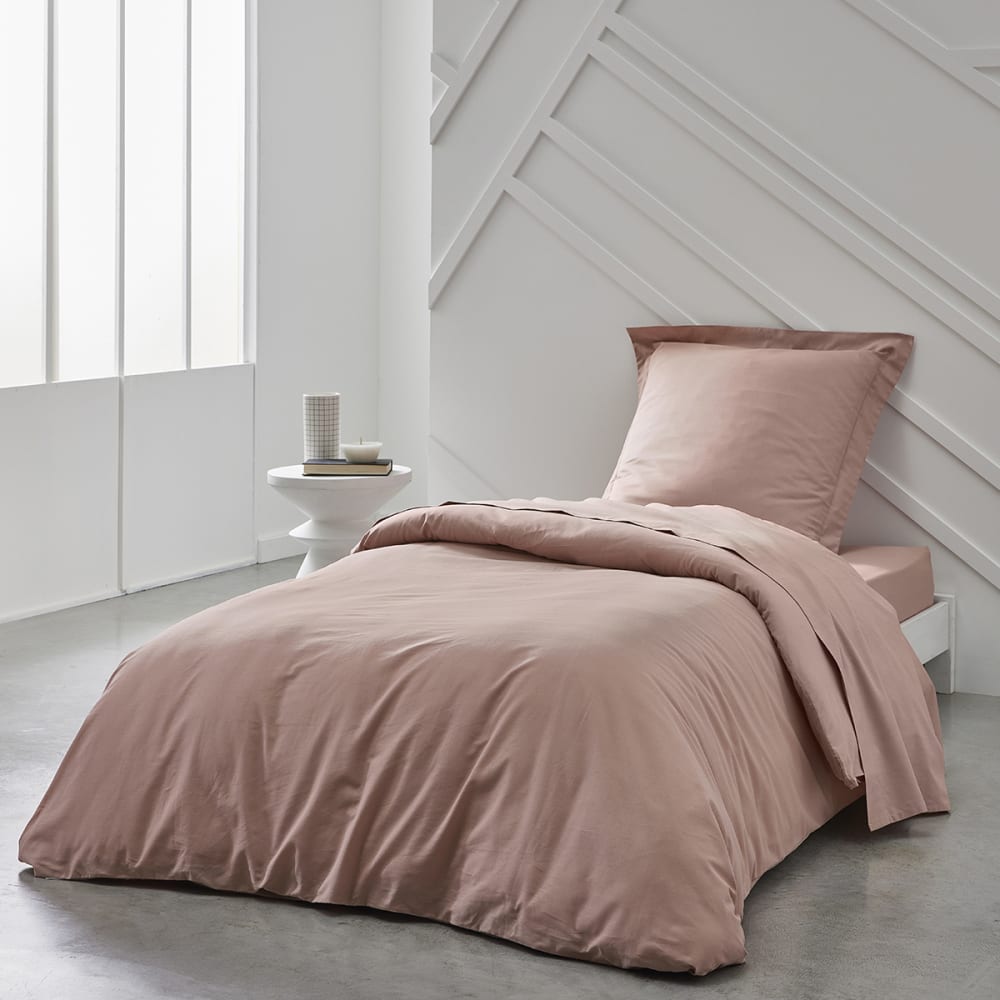 Uni-Spannbettlaken Baumwolle 90x190 cm - Maisons Du Monde