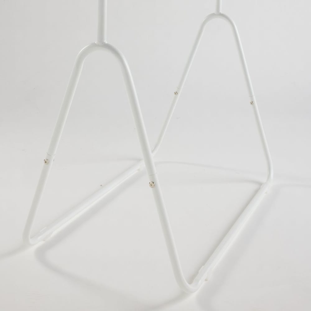 Portants à vêtements métal  80x44cm blanc