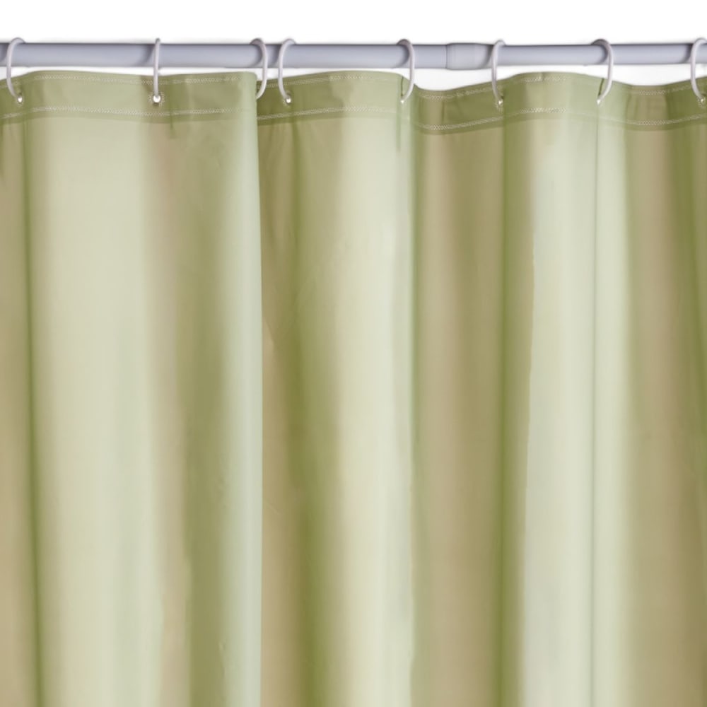 Rideau de douche peva uni  180x200cm vert