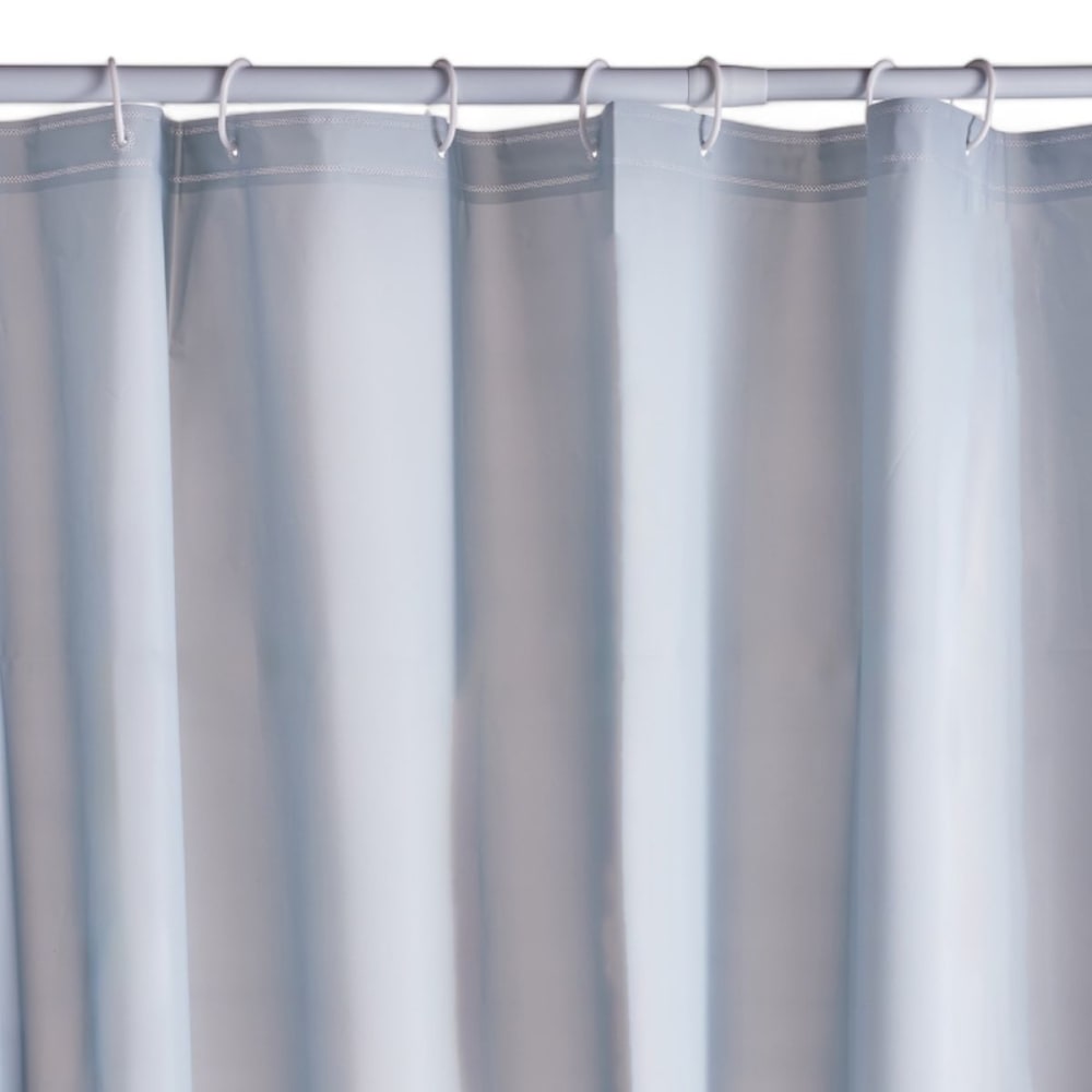 Rideau de douche peva uni  180x200cm bleu