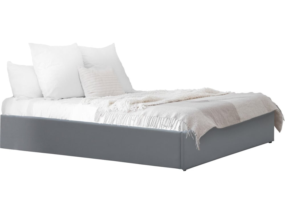 Lit coffre en simili - cuir