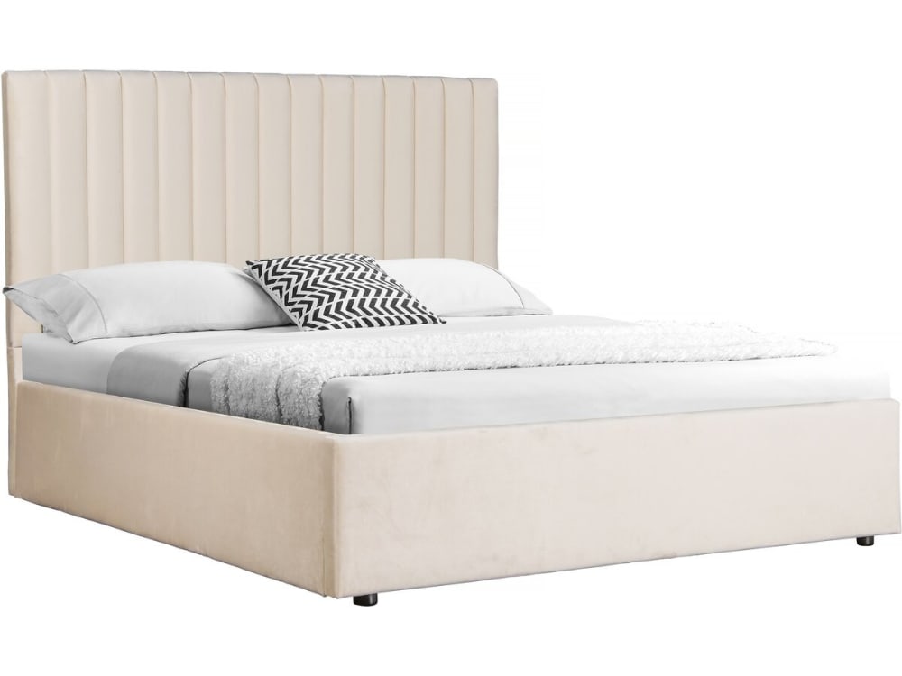 Lit coffre en velours
